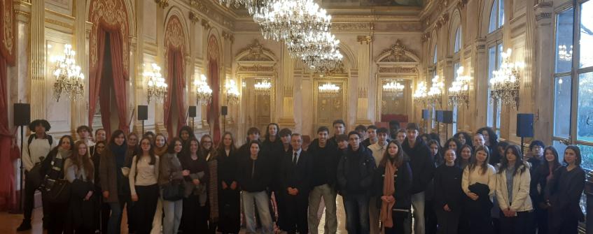 Visite de l'Assemblée Nationale
