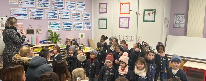 Récital avant chaque période de vacances scolaires
