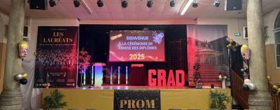 Remise des diplômes de nos étudiants de l’Enseignement Supérieur